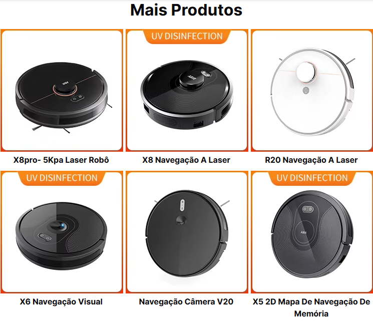 Robô aspirador de pó inteligente automático, limpador
