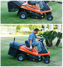 Small Lawn Mower Tractor 4x4 Zero Turn, Loncin 15.0HP 432cc Engine, Rear Bag 