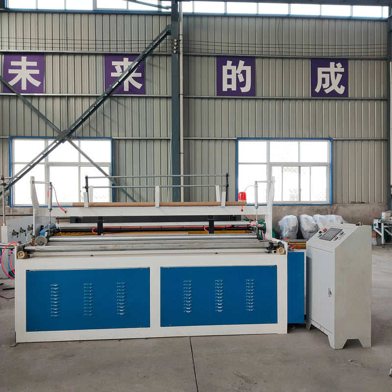 Máquina de enrolamento de papel higiênico automático 