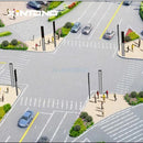 Pedestrian traffic light, modern dynamic all in one supplement LED traffic light