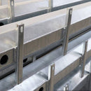 Tubo de aço galvanizado poste de iluminação pública quadrado