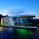 Casa Cápsula Modular Feita de Estrutura de Aço Durável