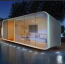 Casa Cápsula Modular Feita de Estrutura de Aço Durável