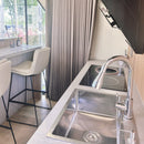 A casa de aço pré-fabricada modular móvel, cápsula triangular de dois andares