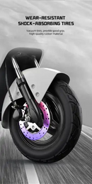 Scooter elétrica 1000W 60V/20AH, Freios a disco dianteiro e traseiro