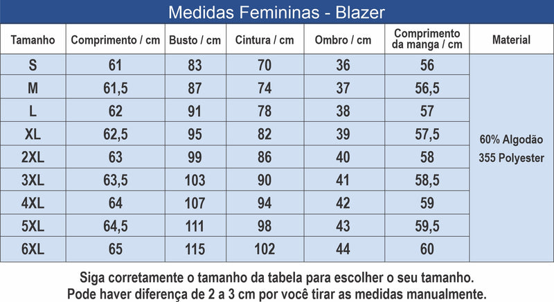 Blazer Feminino Casaco Social Com Botão Tendências