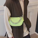 Bolsa feminina de ombro, pequena, confortável e estilosa