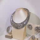 Conjuntos de colar e brinco Banhado a ouro 18K, prata, Pérolas, 120 peças R$ 798,00