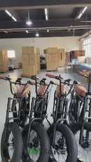 Bicicleta elétrica Mountain Bike 48V 17.5Ah 1000W Pneu grosso Bateria de Lítio,