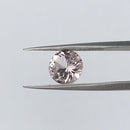 Pedra de morganita hidrotermal redonda cultivada rosa VVS, soltas preço por quilate