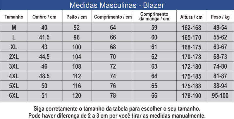 Blazer masculino estampado, estiloso de alto nível, casual plus size festa.
