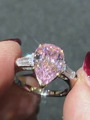 Anel diamante e ouro branco  18k  7.5ct aquamarine natural