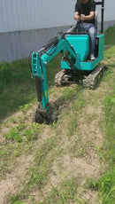 Mini Hydraulic Crawler Excavator 1 Ton, KOOP Engine, 70x55 Drilling 