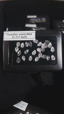 Diamante Synthetic (laboratório criado) DEF VS 2x 3mm-5x7mm, HPHT