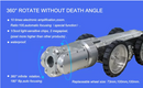 105mm PTZ camera sewage drain, video inspection tube, borescope,