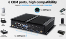 Mini PC Industrial RS232 RS485 LPT i5 8250U HD 4K