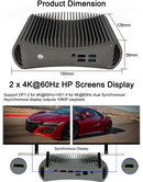 Mini Computador Intel Core I3 I5 I7