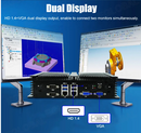 Fanless Industrial Mini PC Intel i7-4578U 4GB/8GB/16GB