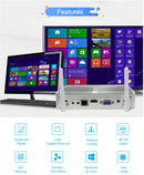 Mini PC Fanless Intel N3700, 2GB/4GB/8GB, Win7/8/10