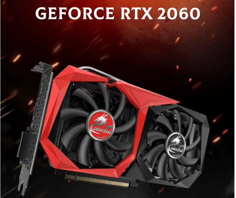 Placa de video 8GB GeForce RTX 2060, 14000MHZ, 256 Bits