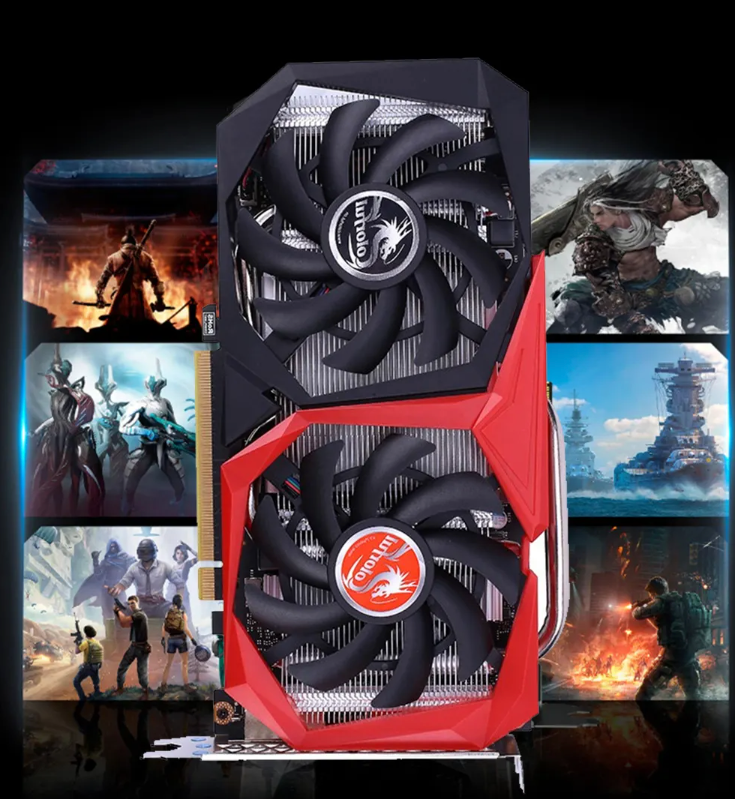 Placa de video 8GB GeForce RTX 2060, 14000MHZ, 256 Bits