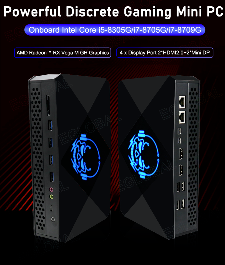 Mini PC Nuc Core i9 10980HK i7 1165G7 i7 8705G DDR4 SSD