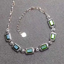 Pulseira de luxo, joias de luxo, bonita, casamento, ouro 4.1ct, corrente de turmalina natural