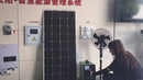 Sistema de painel solar fotovoltaico doméstico 1000W, monocristalino