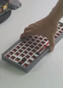 Teclado mecânico, sem fio  com  teclas Múltiplas, teclado a laser